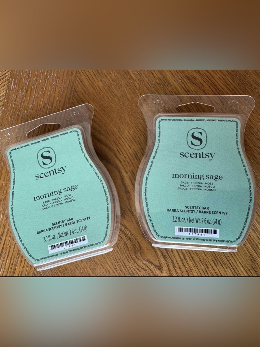 Scentsy 2 MORNING SAGE Flower & Garden Festival EPCOT Disney World Wax Bars